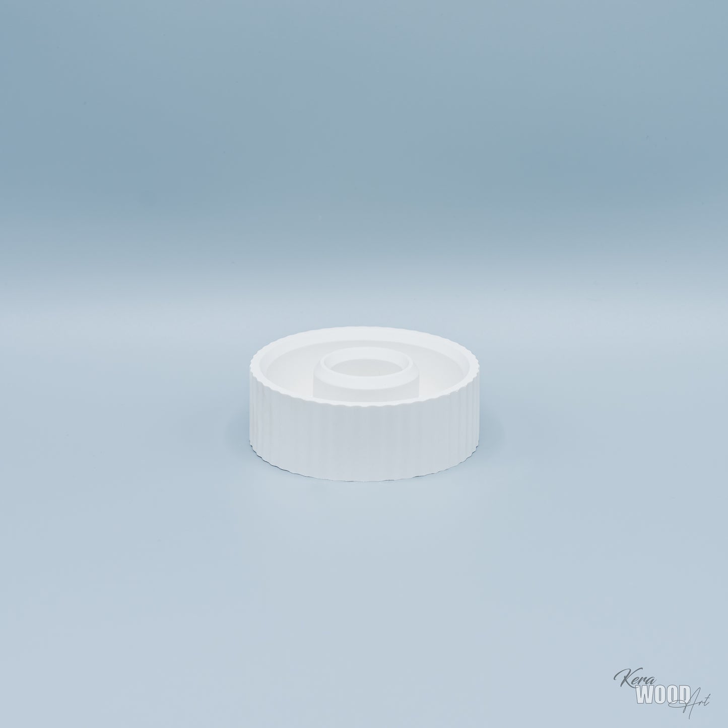 Kerzenschale klein geriffelt